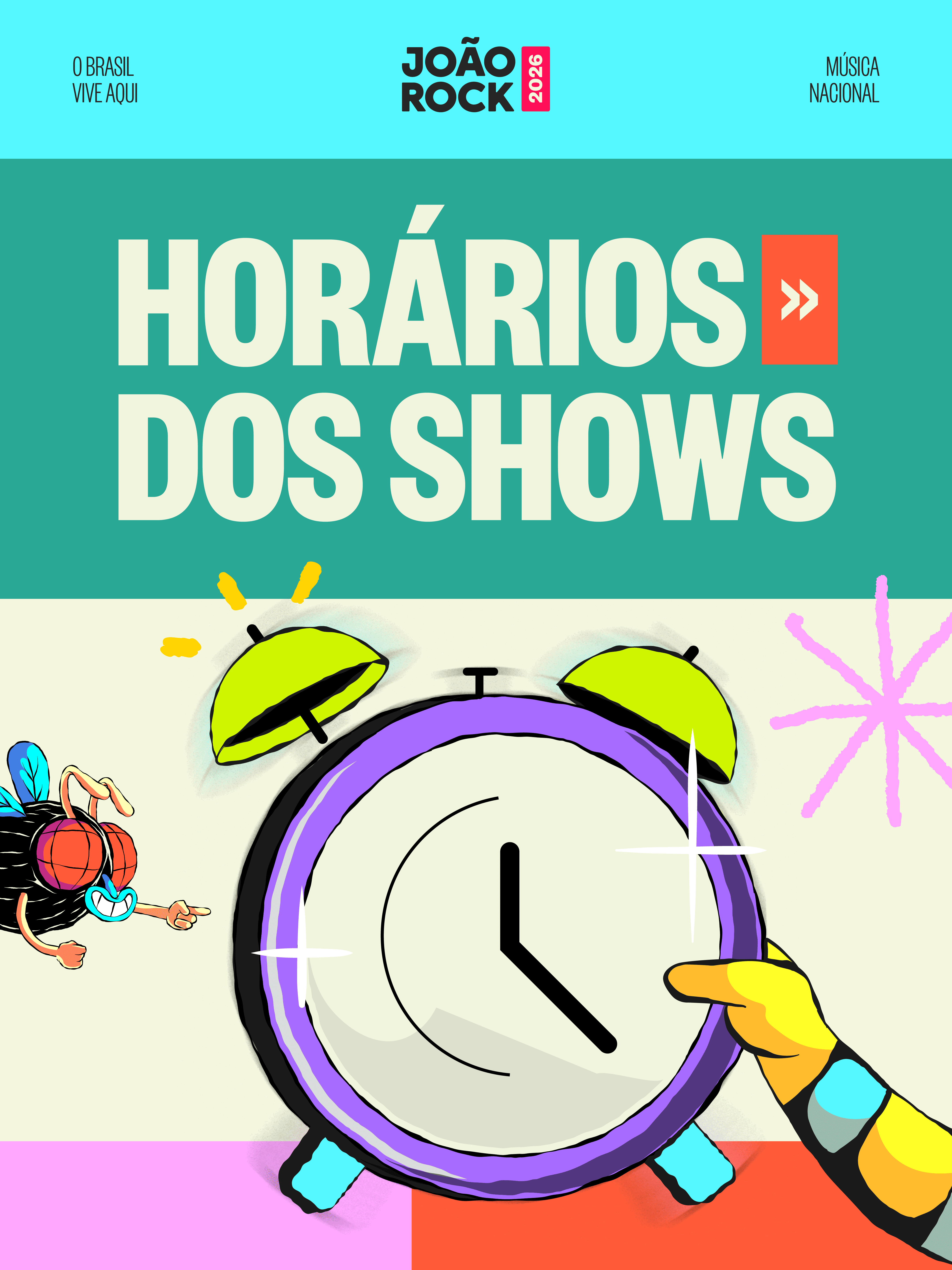 Horários dos Shows